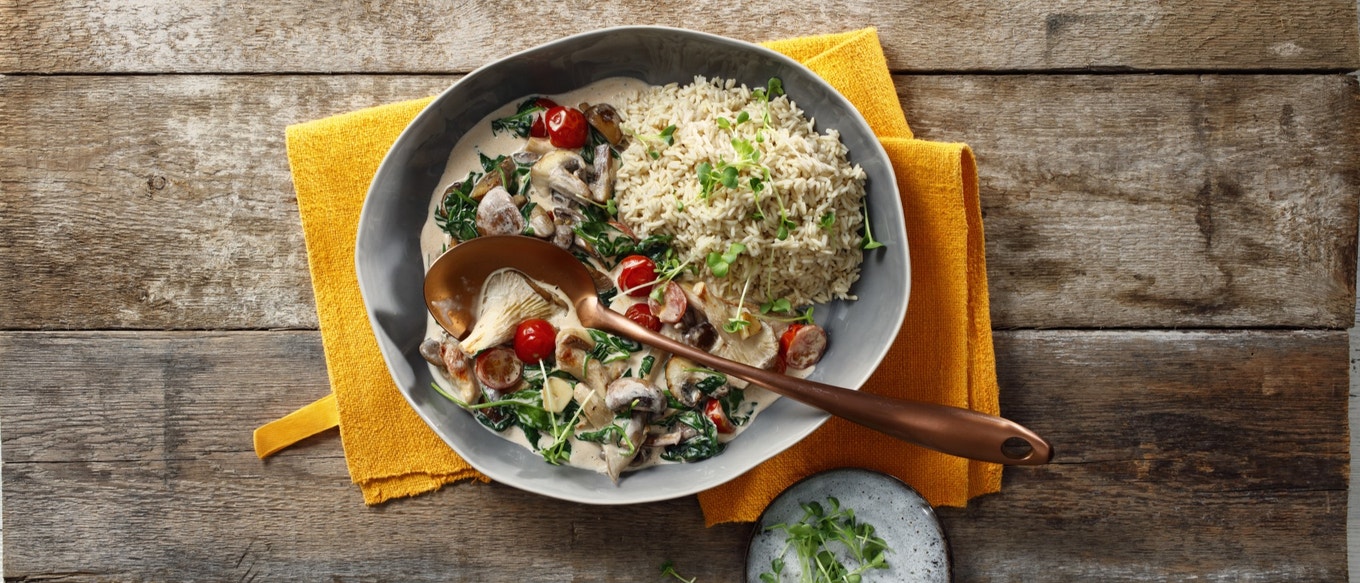Ben's Original Vegane Pilzpfanne mit Express-Reis
