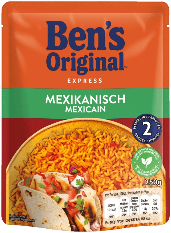 Buy Ben's Original Express · Riz précuit à la vapeur · Mexican