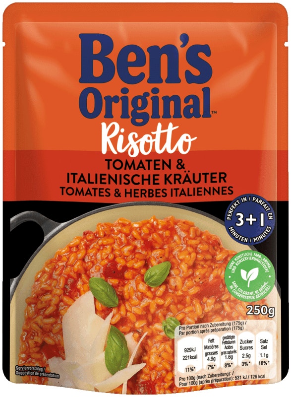 BEN'S ORIGINAL™ Risotto Tomate & italienische Kräuter 250g